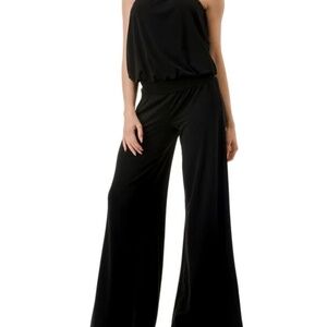 NWT Black Strapless Leg FlareJumpsuit